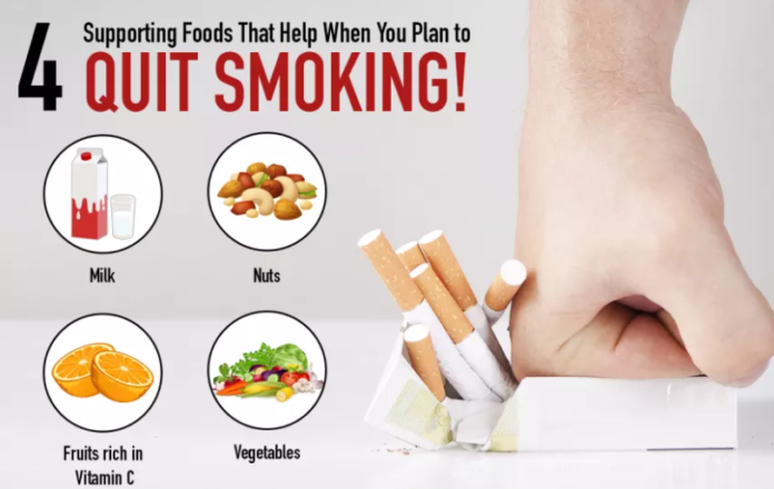 Foods and Diet Tips That May Help You in Quitting smoking
